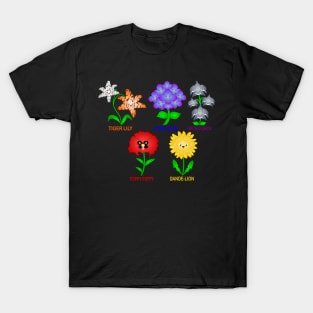 Animal Wild Flowers T-Shirt